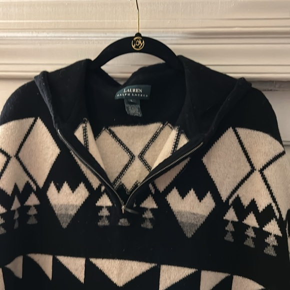 Lauren Ralph Lauren Poncho Sweater - Picture 2 of 8